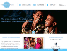 Tablet Screenshot of freedomfund.org